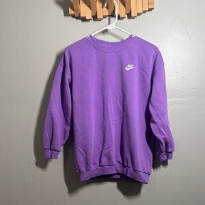 Nike Purple Crewneck Top
